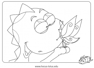 Dibujo Hocus & Lotus 3 años
